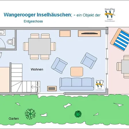 Wangerooger Inselhauschen - Komfortables Ferienhaus Fur Die Ganze Familie!